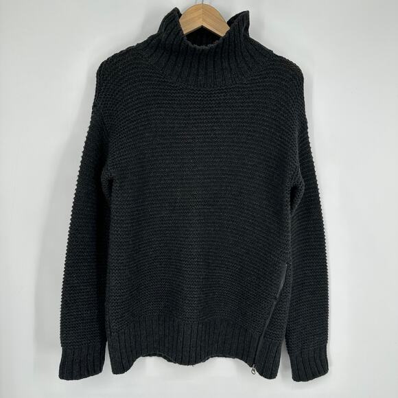 Lululemon Karma Kurmasana Sweater Merino Wool Waffle Knit Turtleneck Oversized - Picture 9 of 15